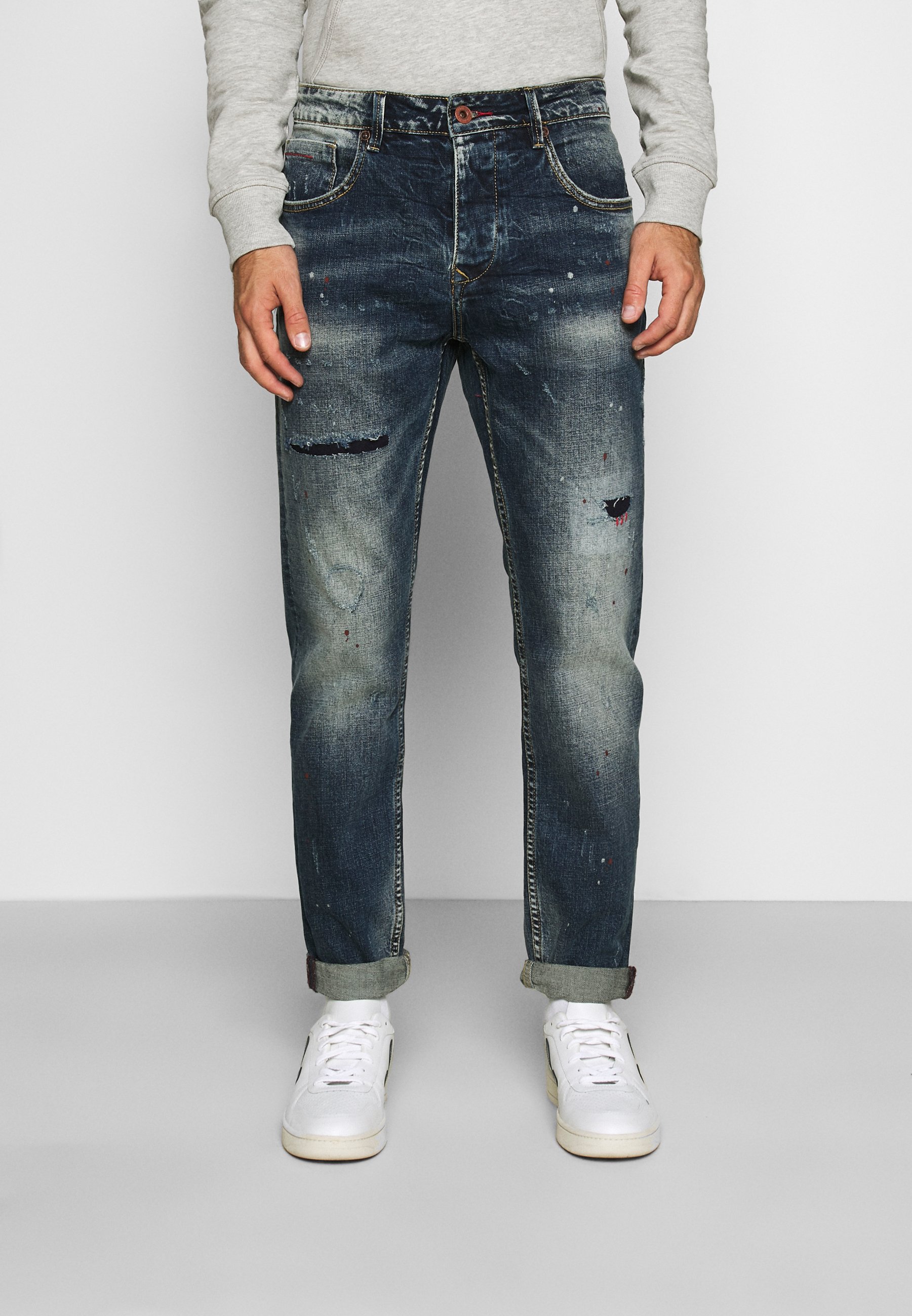 Gianni Lupo Slim fit jeans - blue denim - Zalando.ie