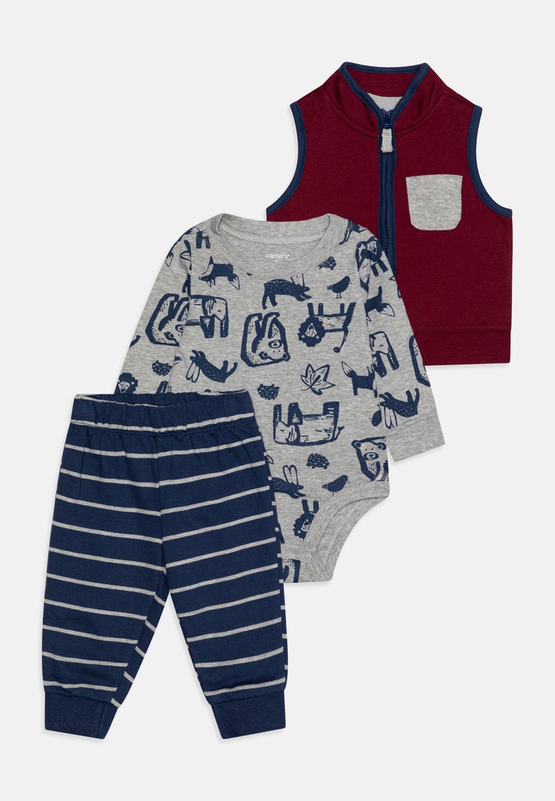 Carter's VEST SET Vest dark blue/bordeaux/mørkeblå Zalando.dk