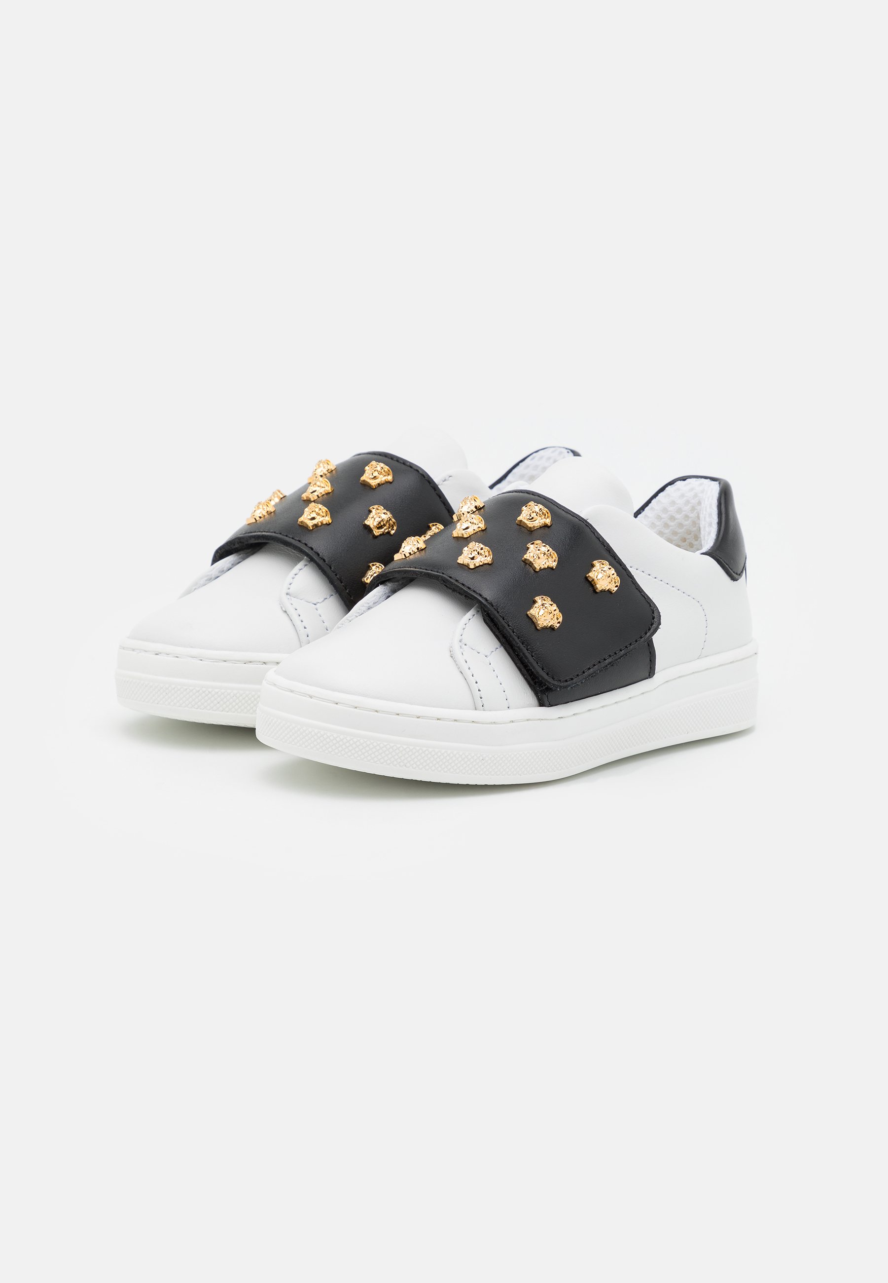 Versace Sneakers basse - nero/bianco/oro/bianco - Zalando.it