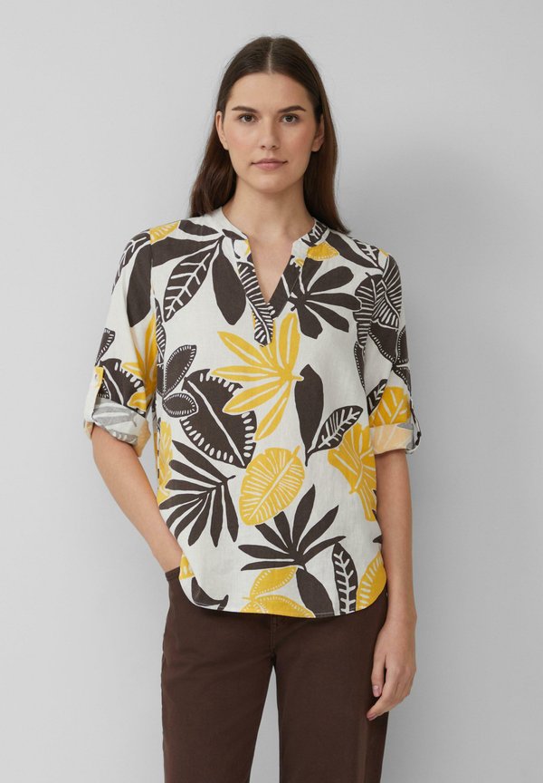 MIT 3/4-ÄRMELN - Bluse - creme