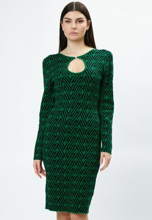 ALL-OVER CUT-OUT - Etuikjole - green