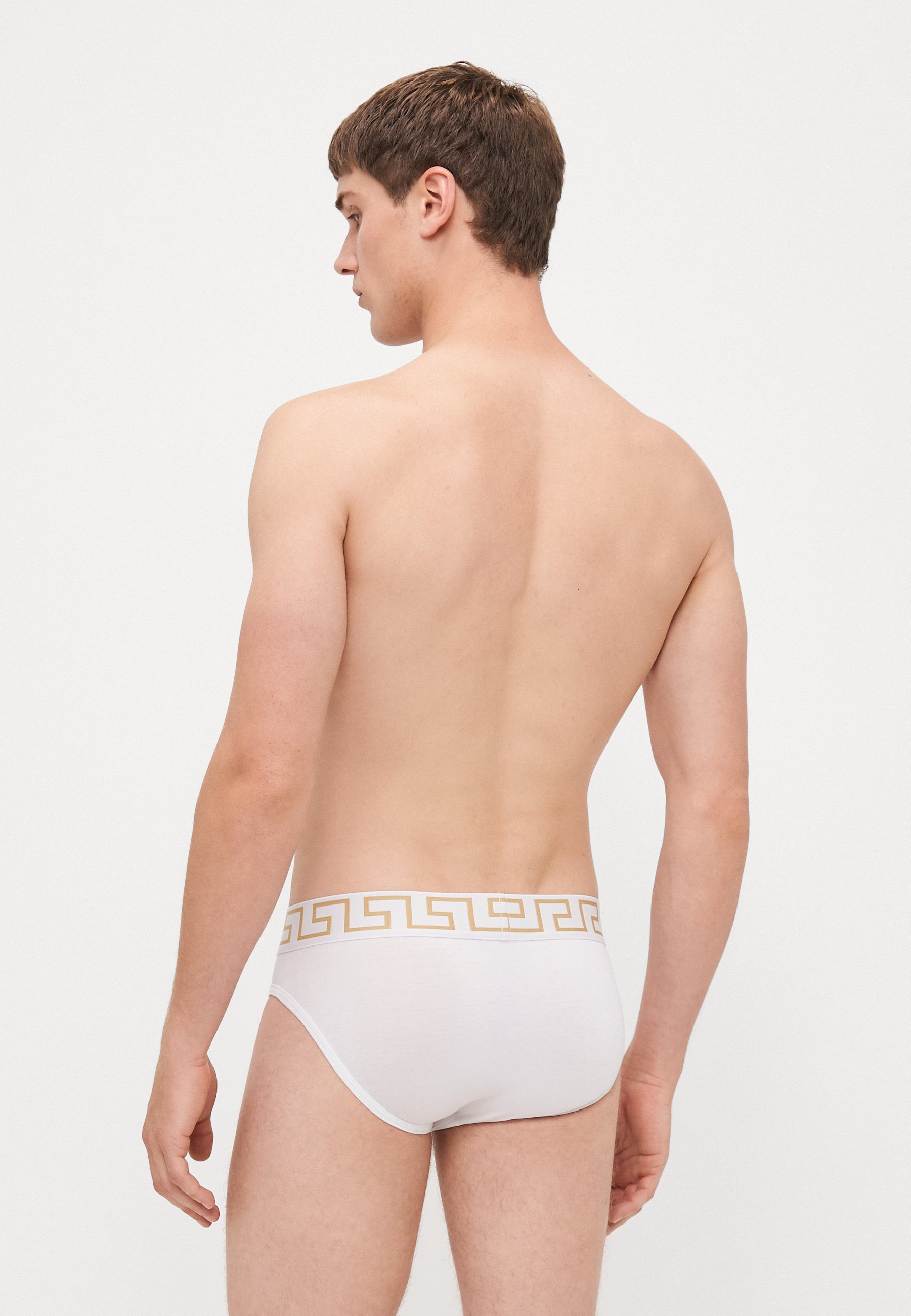 Versace UNDERPANTS LOW RISE - Briefs - white/gold-coloured/white