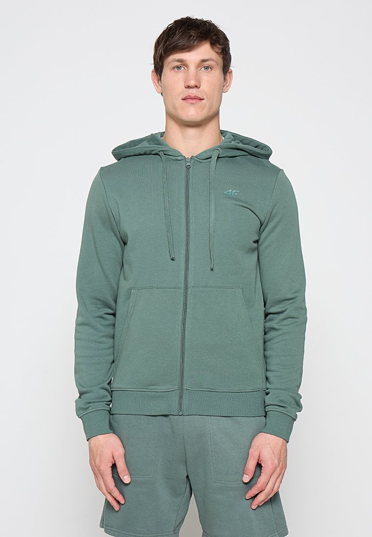 4F Sweater met rits groen
