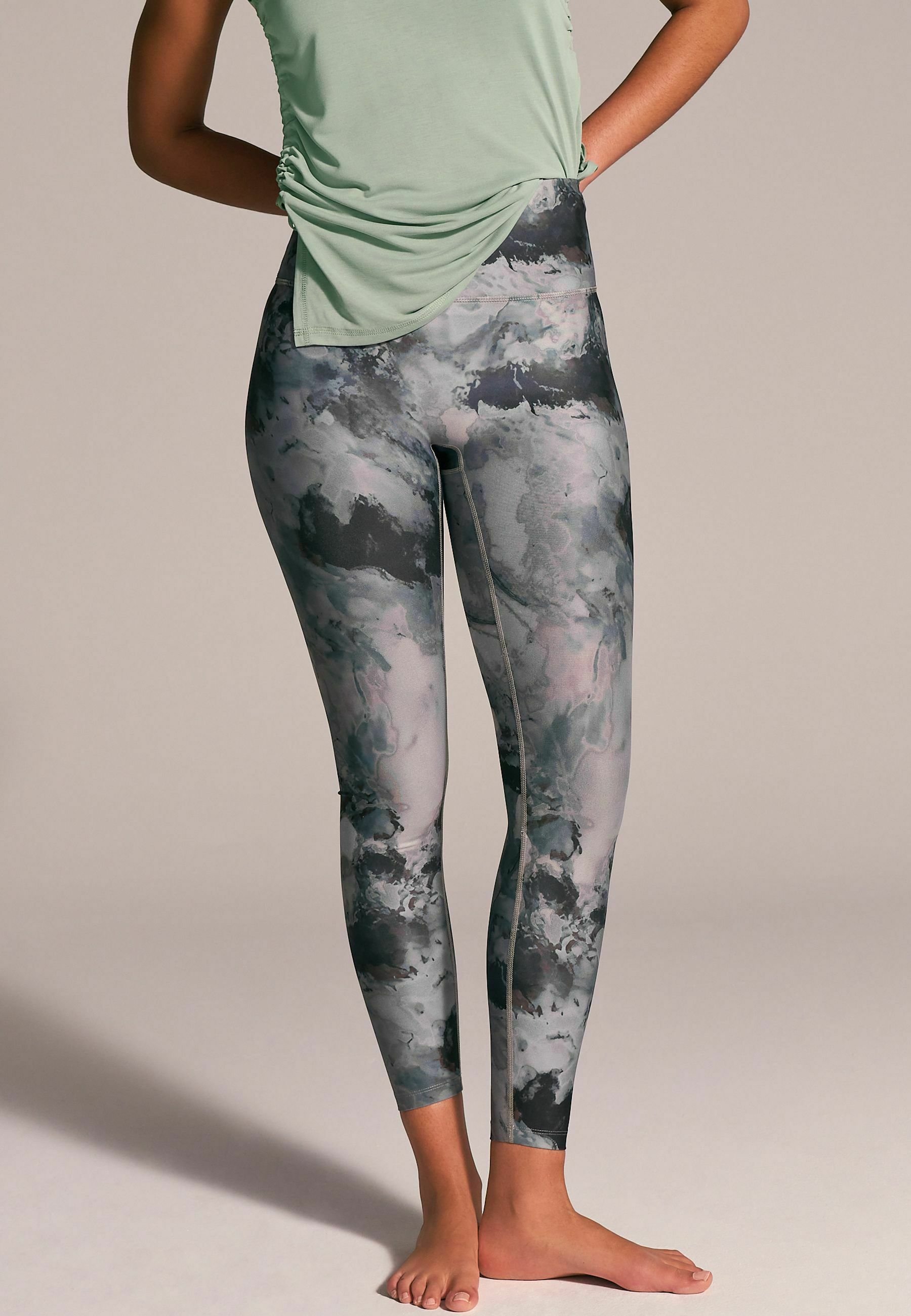 Nuage Hid - Pantalon De Yoga Vert, Leggings De Sport, Taille Haute