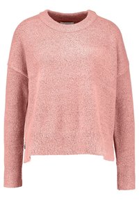 Pieces Strickpullover - light red