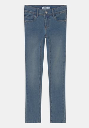 NKFPOLLY PANT  - Vaqueros pitillo - light blue denim