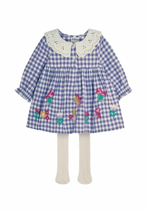 GINGHAM  SET - REGULAR FIT - Leggings - Byxor - lilac purple fairy applique