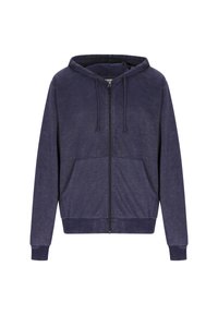 Bluză de molton cu fermoar - navy