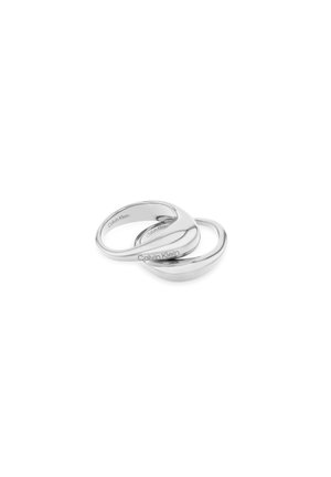 Calvin Klein ELONGATED DROPS - Anillo - silver coloured