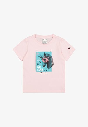 Champion TEE TABLE - T-shirt con stampa - rose