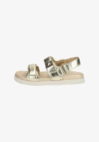 Unselected, gold leather