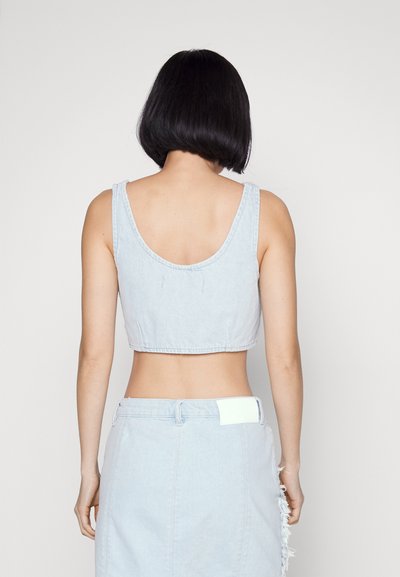 DL1961 TANK  - Μπλούζα - denim fur (vintage)