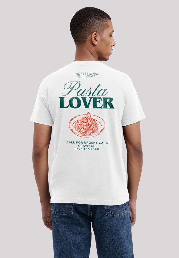 PASTA LOVER - T-Shirt print - weiß
