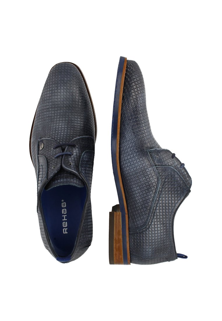 Herren Sneaker | Rehab Business-Schnürer indigo/blau - FK42152 Herren Sneaker | Rehab Business-Schnürer indigo/blau - FK42152