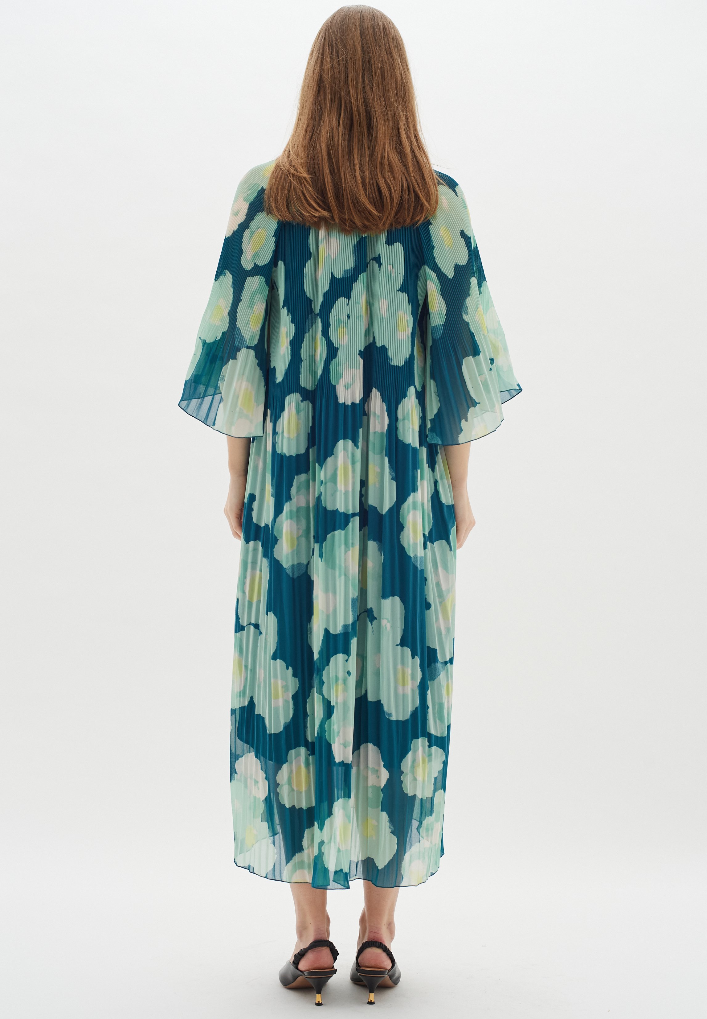 Robe InWear Style Yora Vert Olive/gris Taille M - 100% Viscose, Neuf Sans étiquettes
