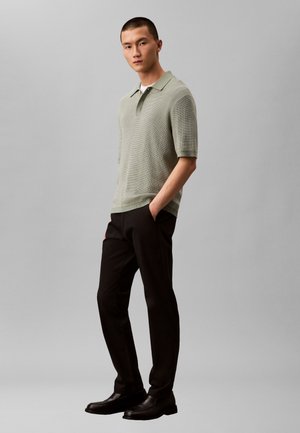 Calvin Klein SLIM STRETCH - Pantalon de costume - black