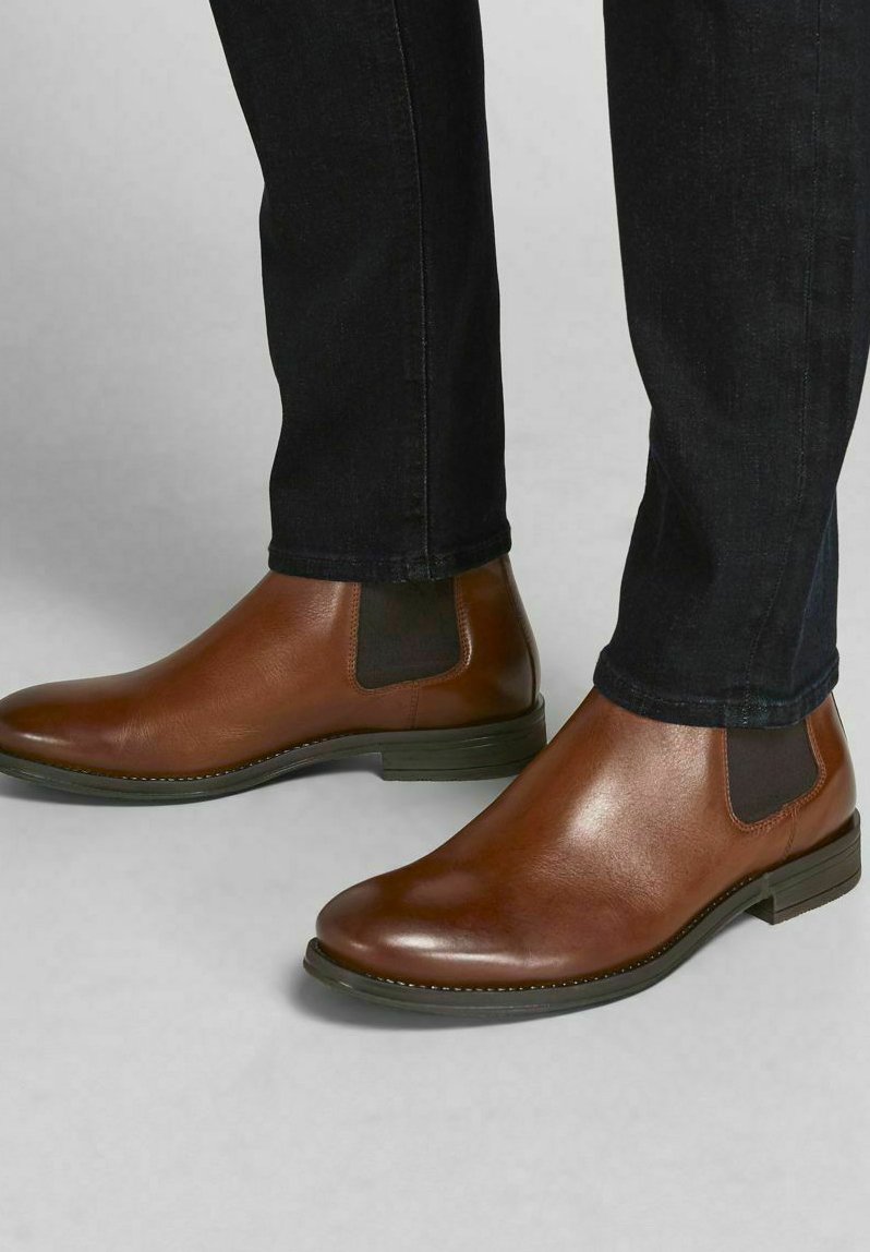 Jack & Jones JFWARGO CHELSEA  - Støvletter - cognac
