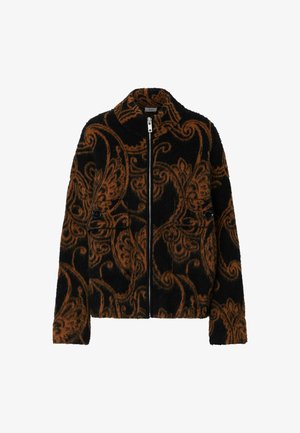 LIU JO, LIU JO JACQUARD KNIT BOMBER - Ζακέτα - black