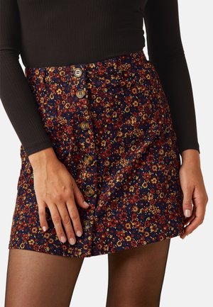 King Louie, GARBO MINI SKIRT VIGNON - A-line skirt - evening blue