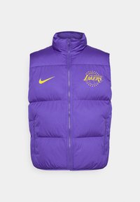Nike Performance NBA CITY EDITION LOS ANGELES LAKERS PUFFER VEST - Brezrokavnik - field purple