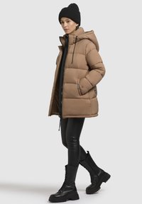 khujo WORD3 MATT - Winter coat - hellbraun