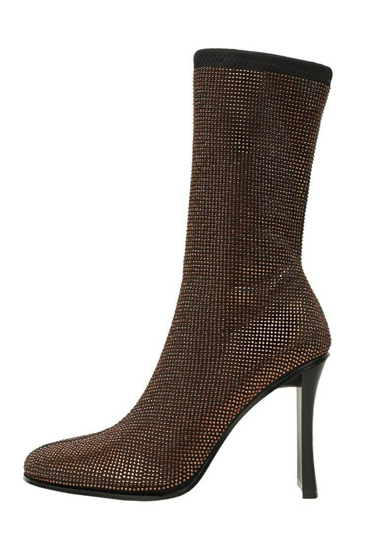 Mango FIESTA - Botines de tacón - braun/marrón - Zalando.es