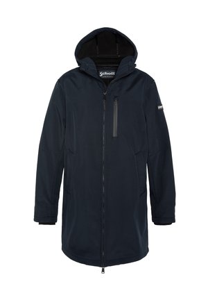 LONG URBAN DÉPERLANT - Waterproof jacket - marine