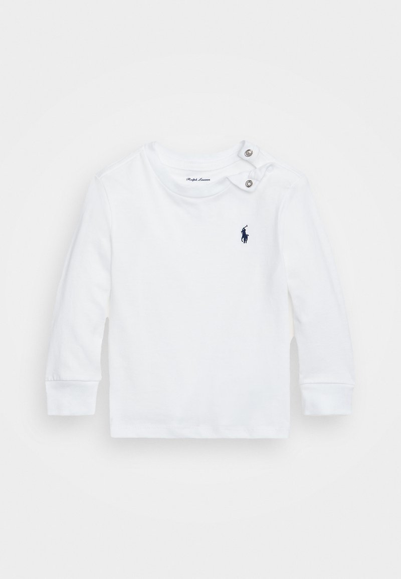 Polo Ralph Lauren - COTTON JERSEY LONG SLEEVE T SHIRT - Topper langermet - white, Forstørre