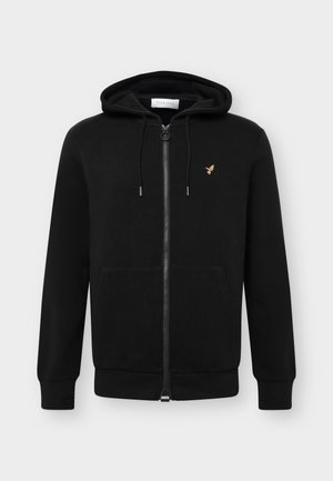 Pier One by Zalando, ADAPTIVE - BASIC ZIP THROUGH HOODIE DESIGNED FOR EASY DRESSING - Суитшърт с цип - black