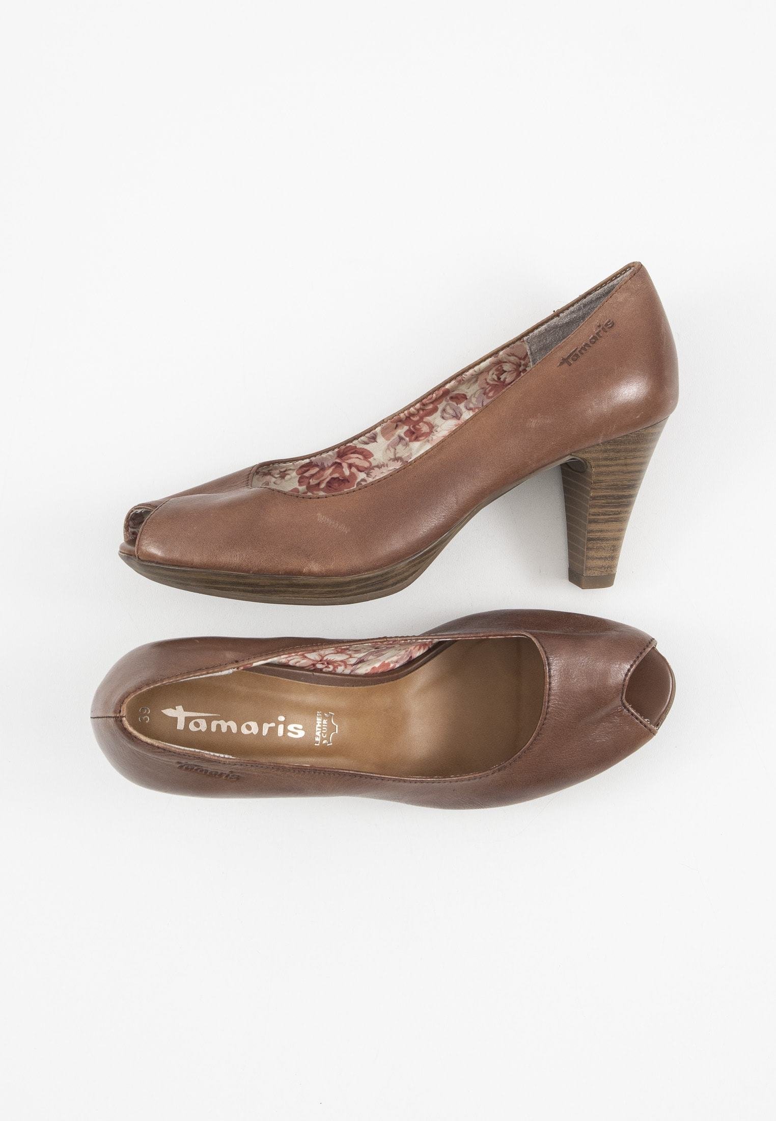 Tamaris Peep toes - braun/brown - (Pre-owned) - Zalando.de