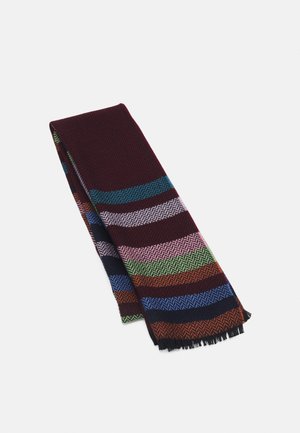 SCARF CITY STRIPE UNISEX - Scarf - bordeaux