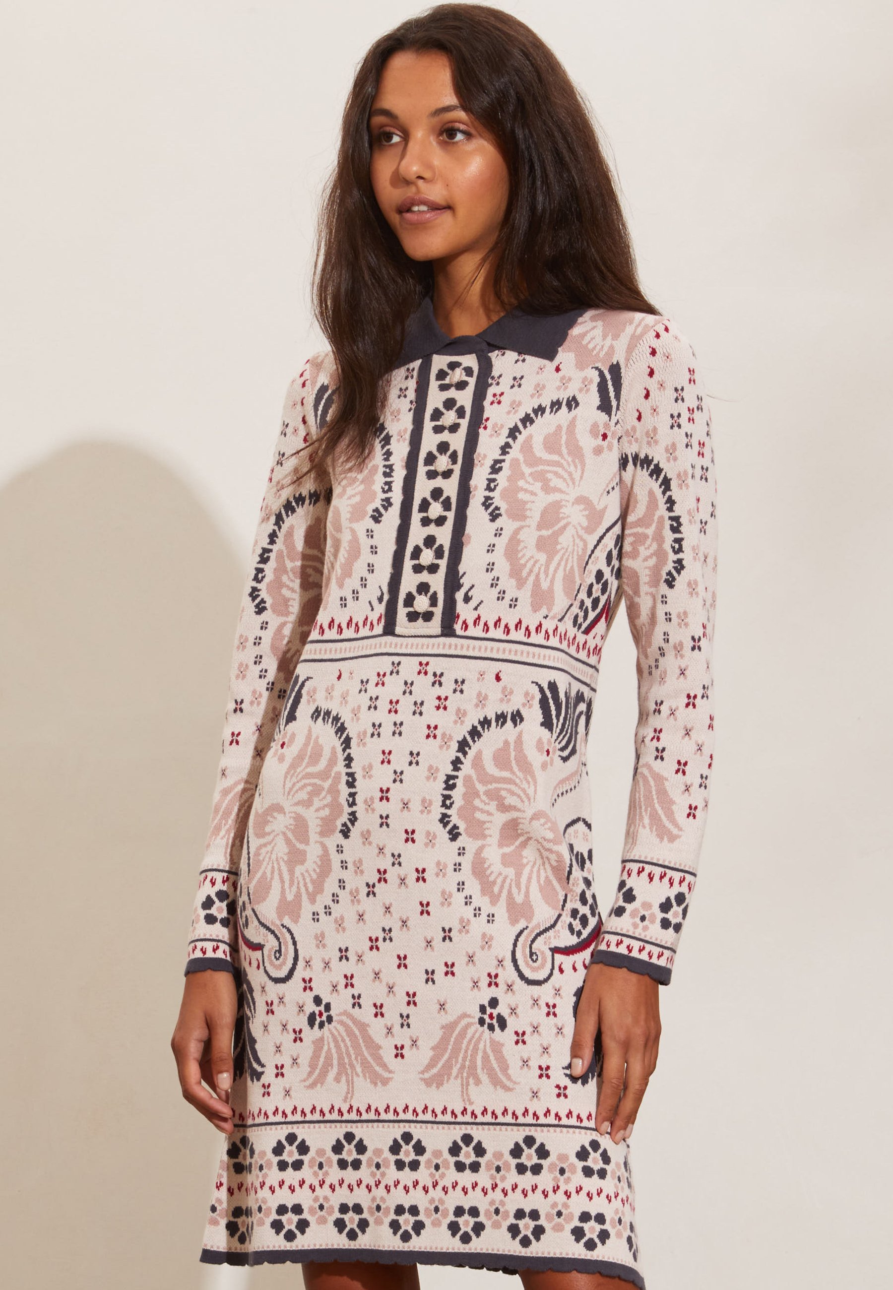Odd Molly MARYAM - Blousejurk - light nougat/crème - Zalando.nl