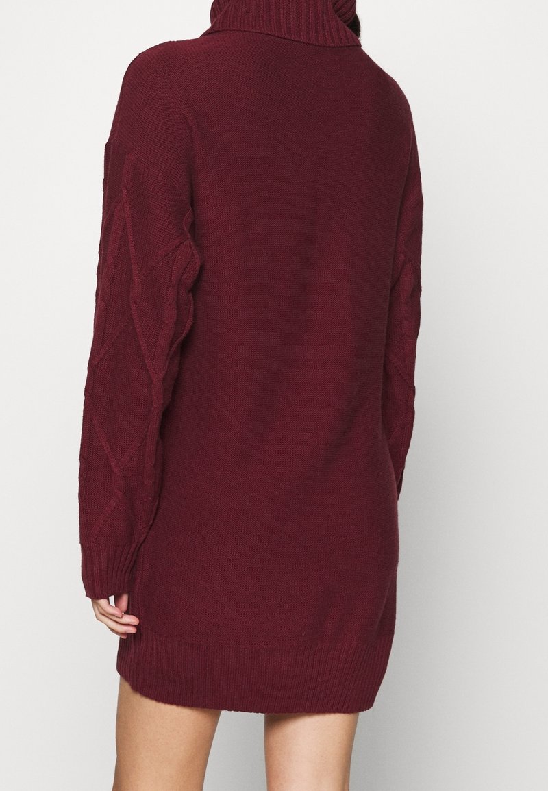 Hollister Co. Jumper dress - bordeaux - (Pre-owned) - Zalando.ie