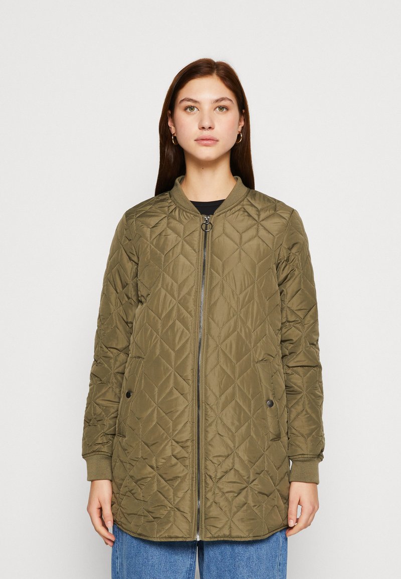 Only - Onlsoffi Quilted Coat - 4903884 Black