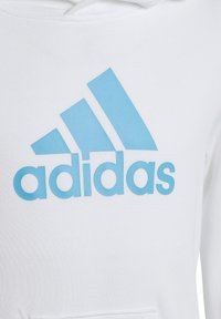 adidas Performance BIG LOGO  - Felpa con cappuccio - weissblau