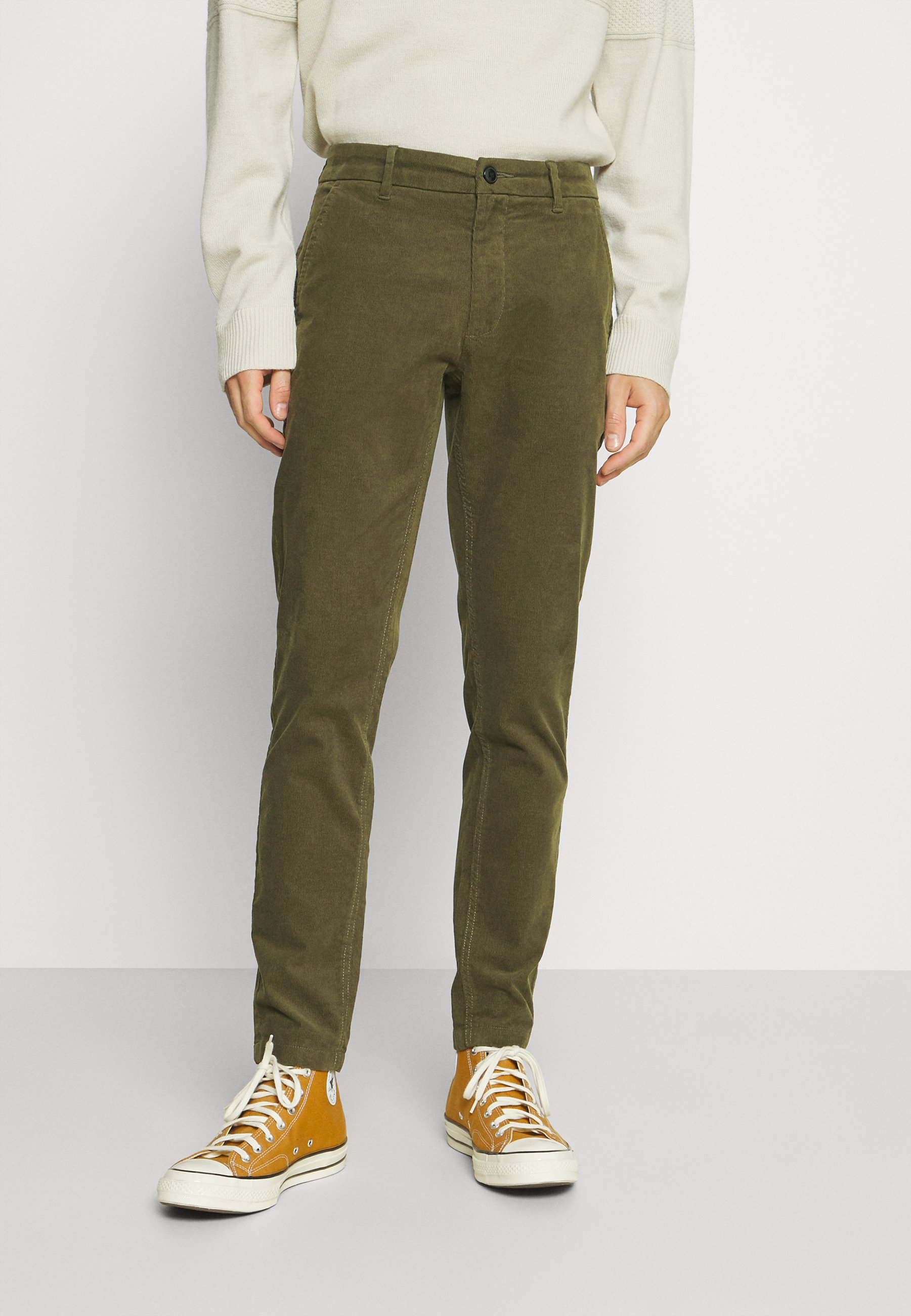 Lindbergh CORDUROY CROPPED PANTS 