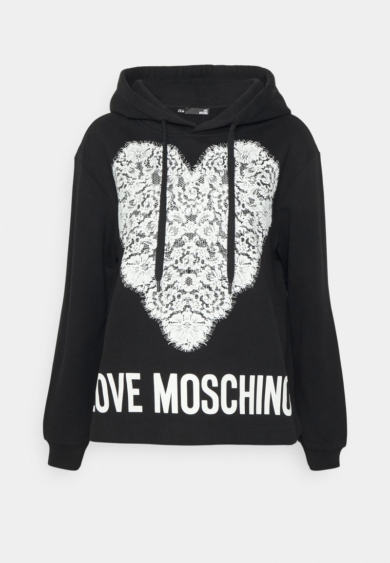Damen Kleider | Love Moschino Sweatshirt black/schwarz - DB37825 Damen Kleider | Love Moschino Sweatshirt black/schwarz - DB37825