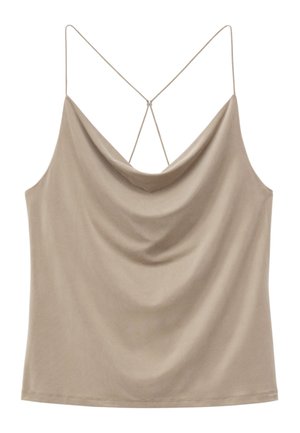 & OTHER STORIES, & OTHER STORIES COWL-NECK CAMISOLE - Top - beige