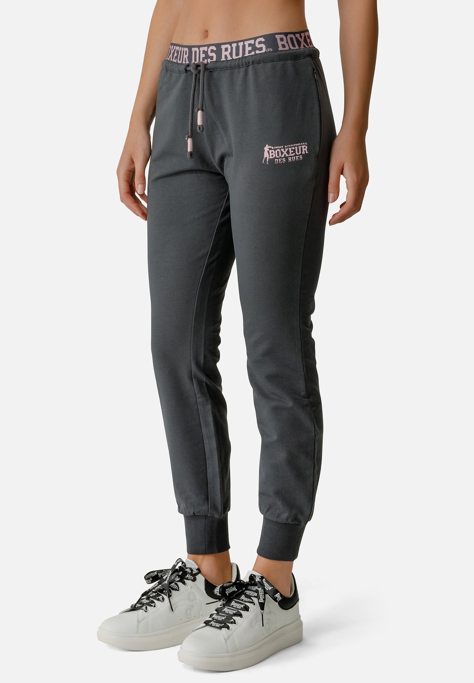 Boxeur Des Rues DES RUES - LONG , DONNA - Pantaloni sportivi - antracite -  Zalando.it