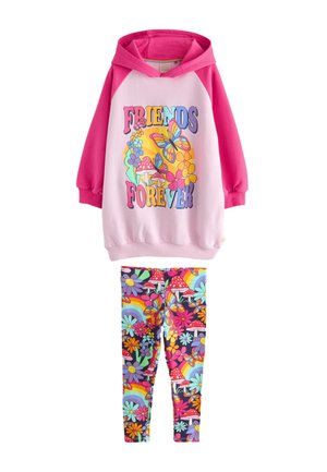 REGULAR FIT - 2 PIECE AND FRIENDSHIP SET - Felpa con cappuccio - pink