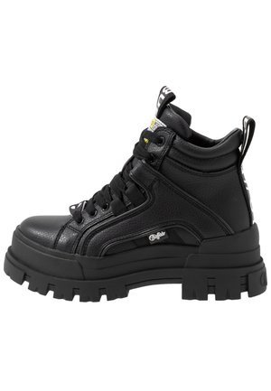 Buffalo Stivaletti con plateau - black