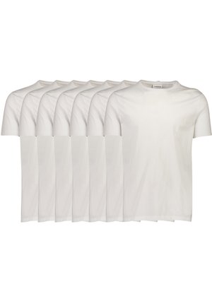 O NECK TEE 7 PACK - T-shirt basic - white
