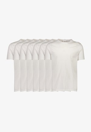Lindbergh O NECK TEE 7 PACK - T-shirt basic - white