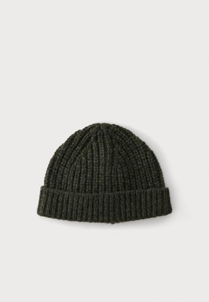 NN.07, FISHERMAN UNISEX - Плетена шапка - green mouline