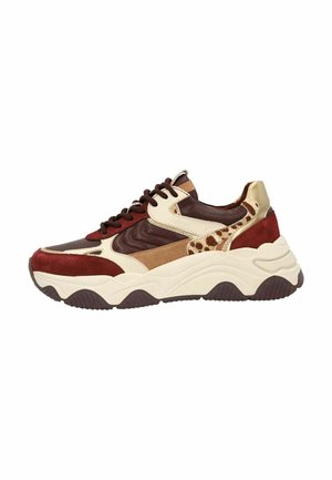 MIT LEO-DETAILS - Trainers - red