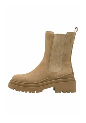 Tamaris CHELSEA - Aulinukai su platforma - camel