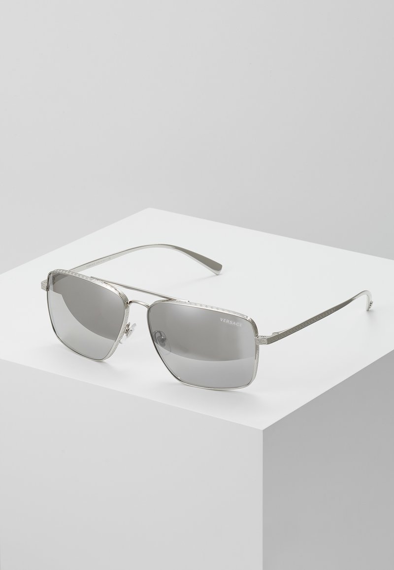 versace sunglasses silver mirror