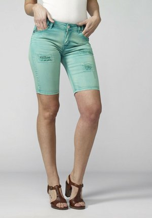 Denim shorts - turquesa