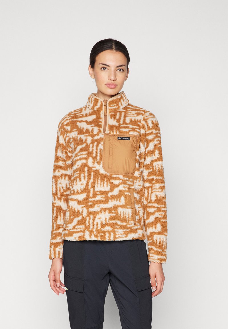 Columbia WEST BEND™ 1/4 ZIP - Polárpulóver - camel brown highland tonal