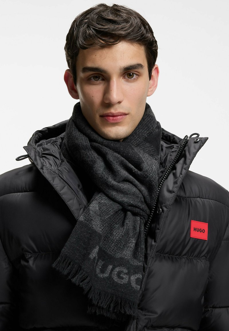 HUGO CORSY_40*180 - Scarf - black one/black - Zalando